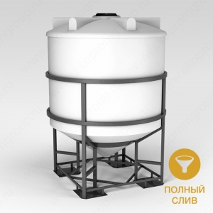 Емкость ФМ 5000л в обрешетке в Ишиме