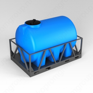 Емкость H 2000л в обрешетке в Ишиме