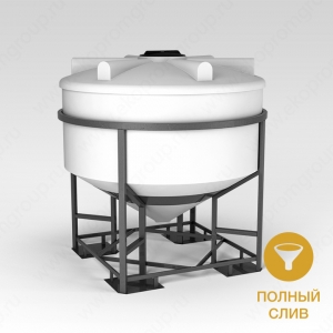 Емкость ФМ 3000л в обрешетке в Ишиме
